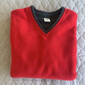 Men’s Old Navy Red Fleece Sweater size L